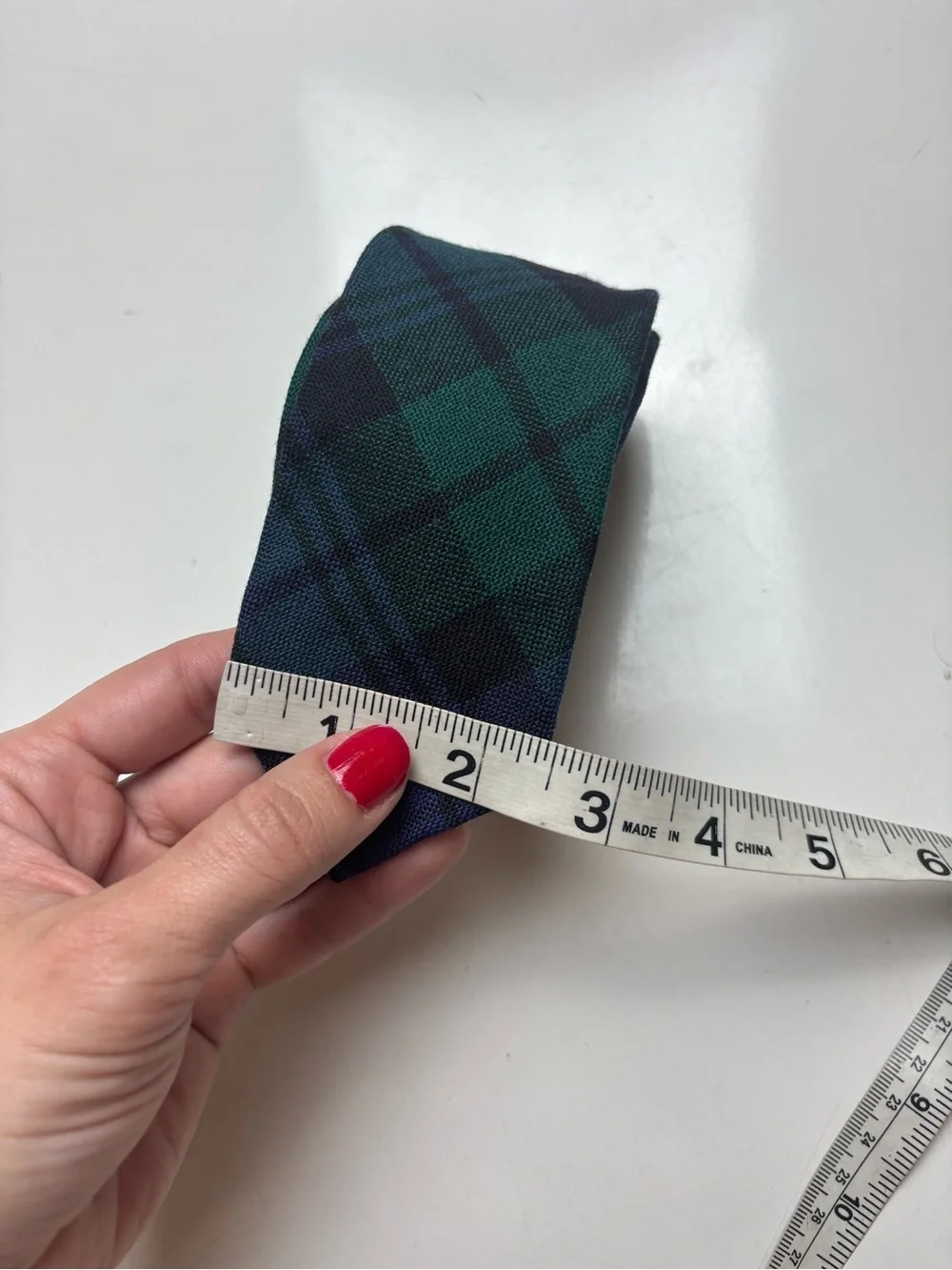 J. Crew Blackwatch Plaid Wool Necktie